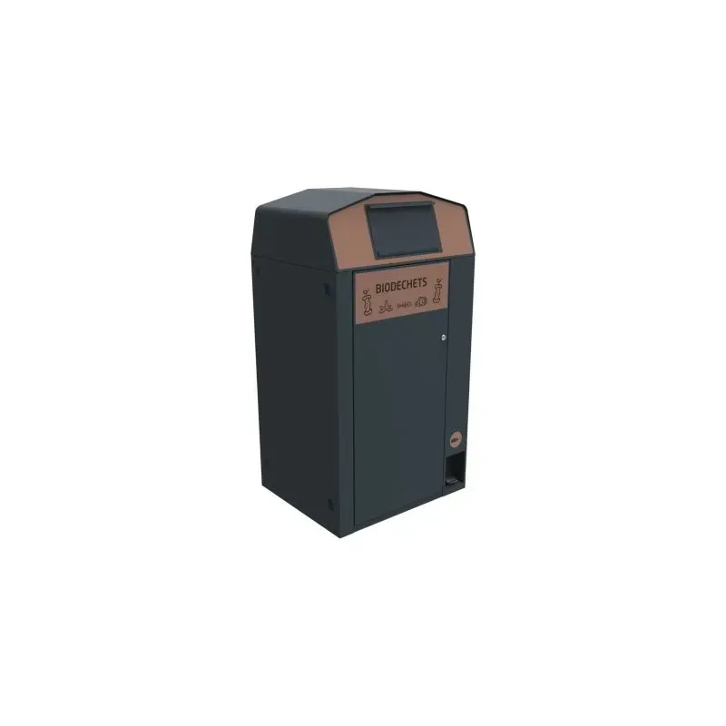 Point de collecte extérieur Biodéchet + conteneur 120 / 240 litres
