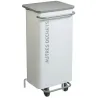 Poubelle de tri sélectif à roulettes HACCP Rossignol Nomade