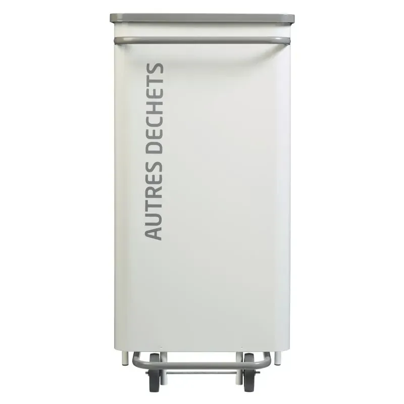 Poubelle de tri sélectif à roulettes HACCP Rossignol Nomade