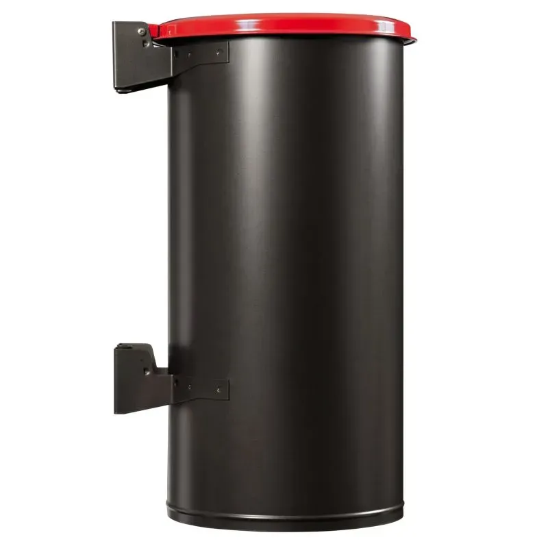 Poubelle murale de tri sélectif avec couvercle Rossignol Tubo