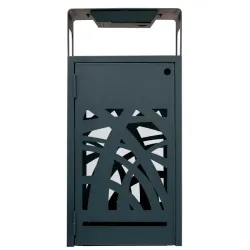 Poubelle cendrier pour collectivités design - Cybel