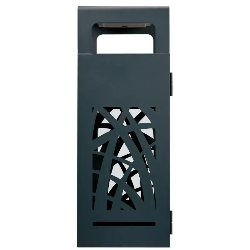 Poubelle cendrier pour collectivités design - Cybel