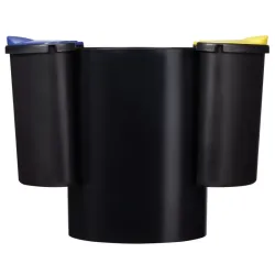 Poubelle de tri sélectif modulable 3 bacs Rossignol Modultri