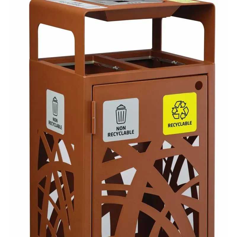 Planche de stickers tri sélectif pour poubelle Rossignol Cybel