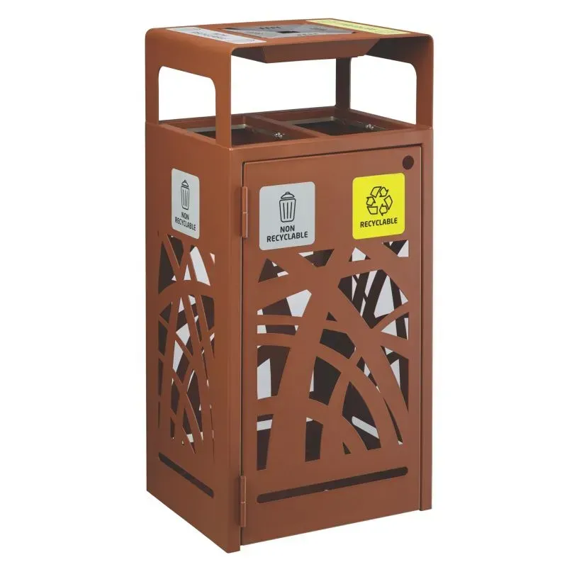 Planche de stickers tri sélectif pour poubelle Rossignol Cybel