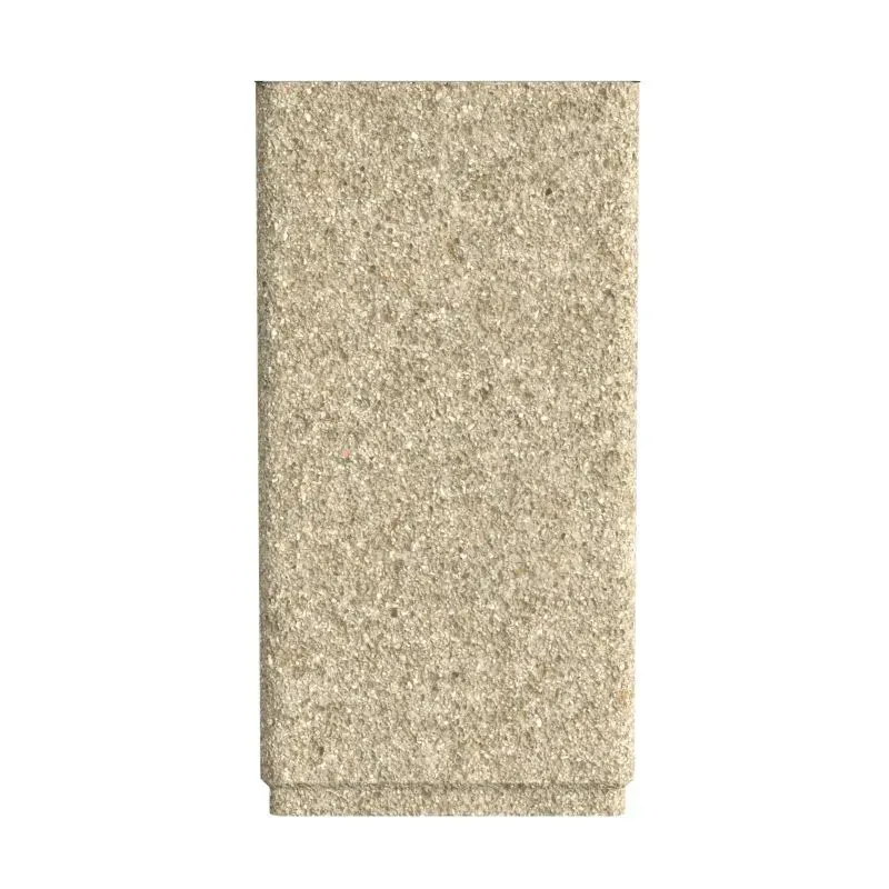 Cendrier béton à poser avec bac inox 9 litres - Rossignol Olympe