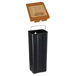 Couvercle + seau 30 litres pour poubelle biodéchet Rossignol Venus