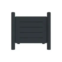 Jardinière 75 litres en métal RAL 7016 - Rossignol Vibrato Métal