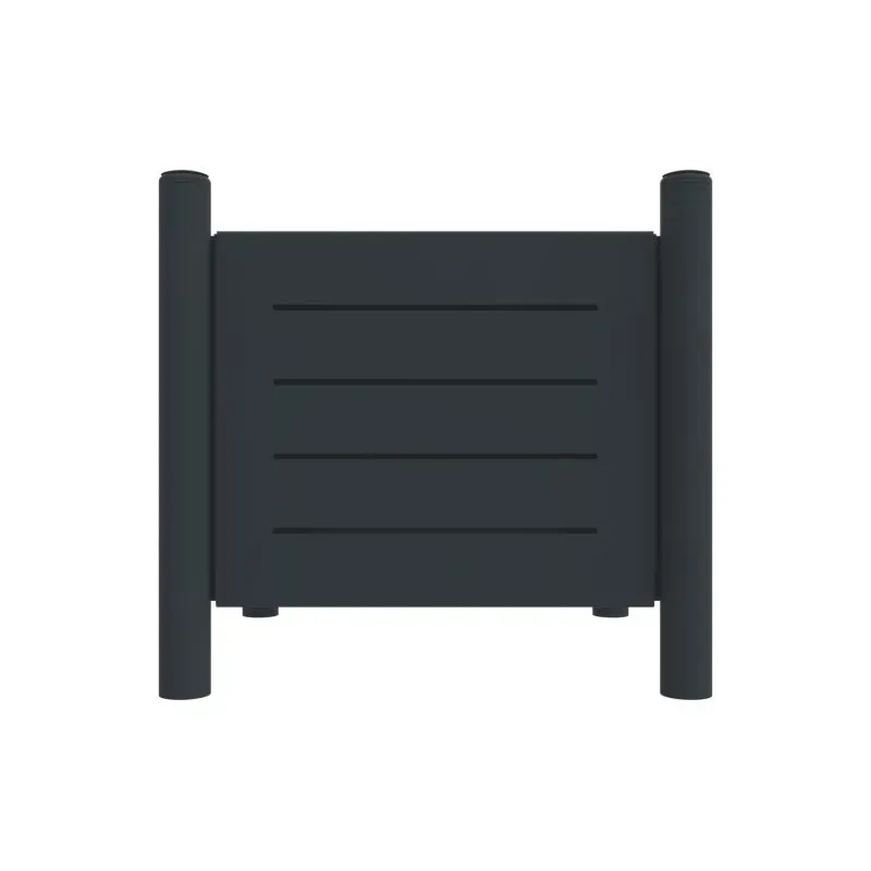 Jardinière 75 litres en métal RAL 7016 - Rossignol Vibrato Métal