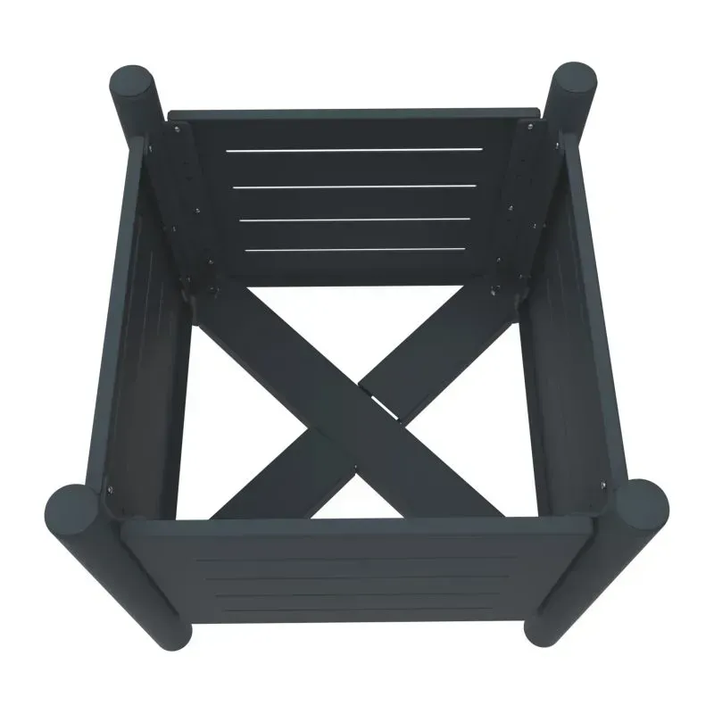 Jardinière 75 litres en métal RAL 7016 - Rossignol Vibrato Métal