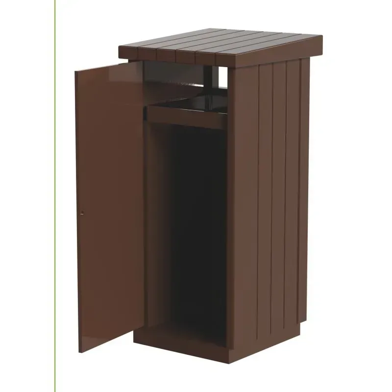 Poubelle de ville béton 130 litres - Rossignol Zeus