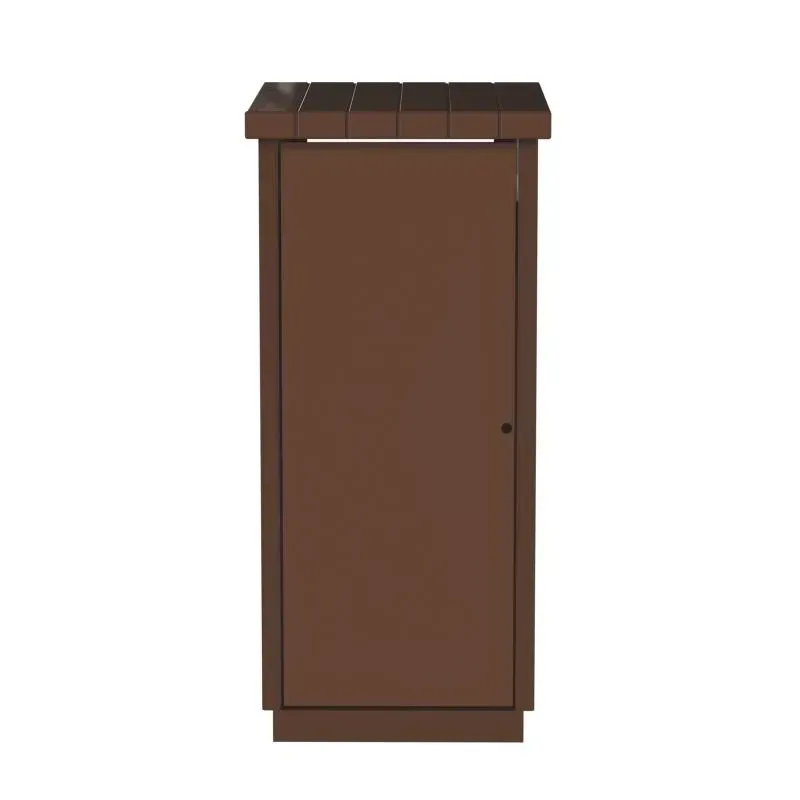 Poubelle de ville béton 130 litres - Rossignol Zeus