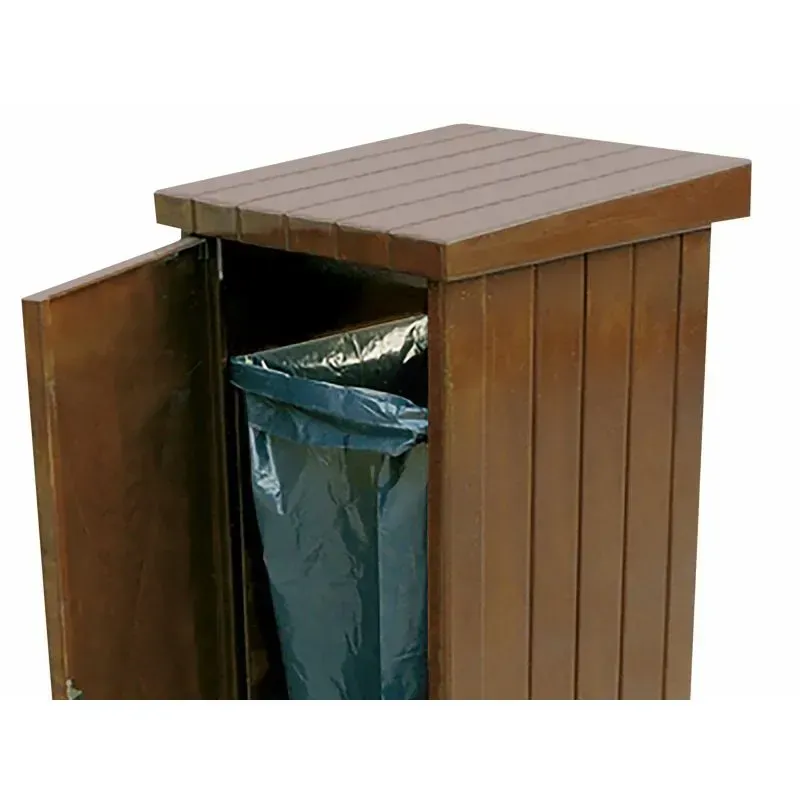 Poubelle de ville béton 130 litres - Rossignol Zeus