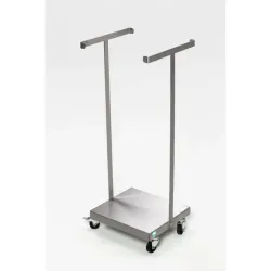 Support sac poubelle inox - Sans couvercle