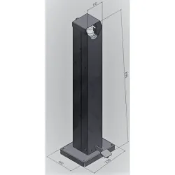 Station de désinfection des mains à pédale - Enfant