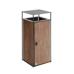 Corbeille de ville B40 - 4 ouvertures