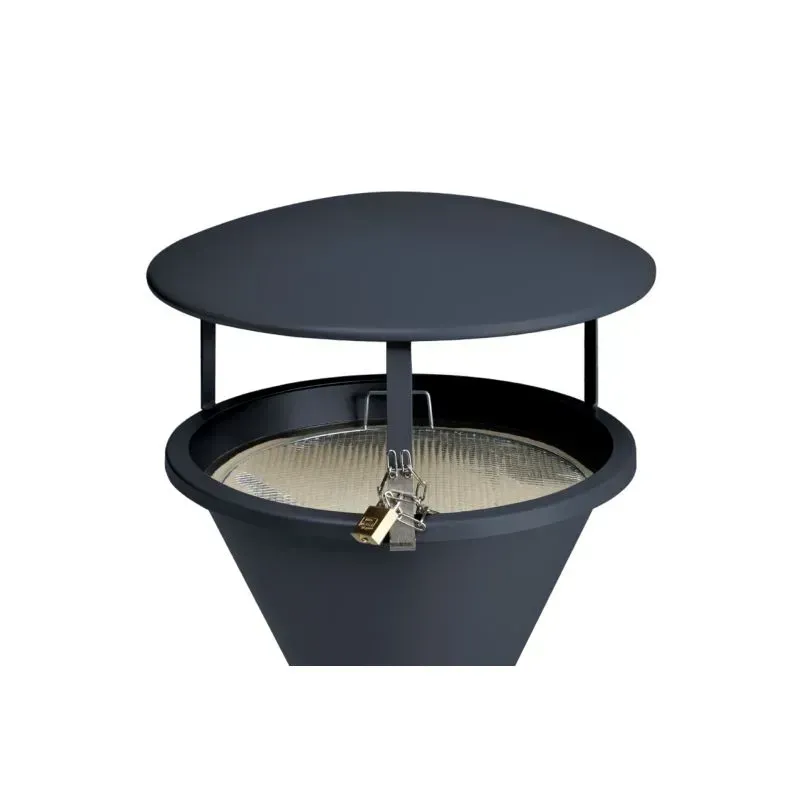 Toit amovible pour cendrier sablier plastique