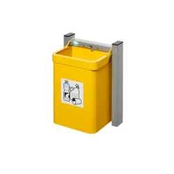 Poubelle de tri murale professionnelle 15 litres