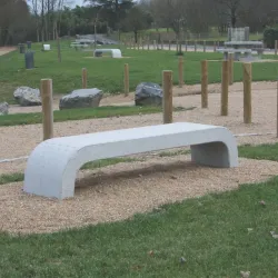 Banquette en béton préfabriqué - Arcachon