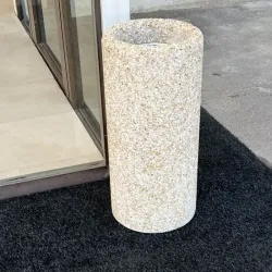 Poubelle collectivités en béton 82 litres - Arès