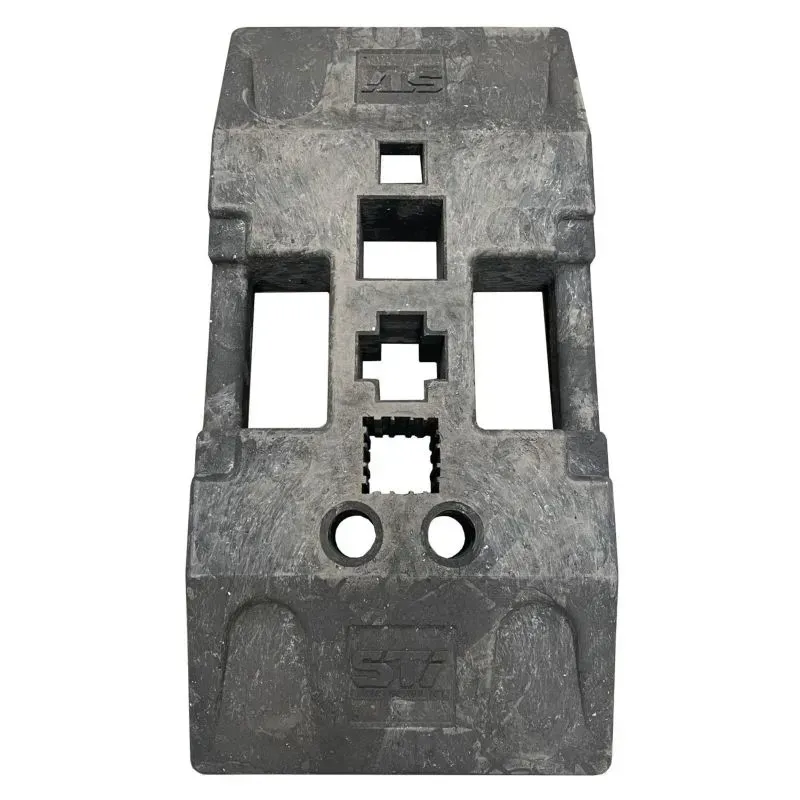 Plastobloc 24 kg - Empreinte 8x4 cm, 6x6 cm, 4x4 cm, 8x8 cm, D.4.2 cm