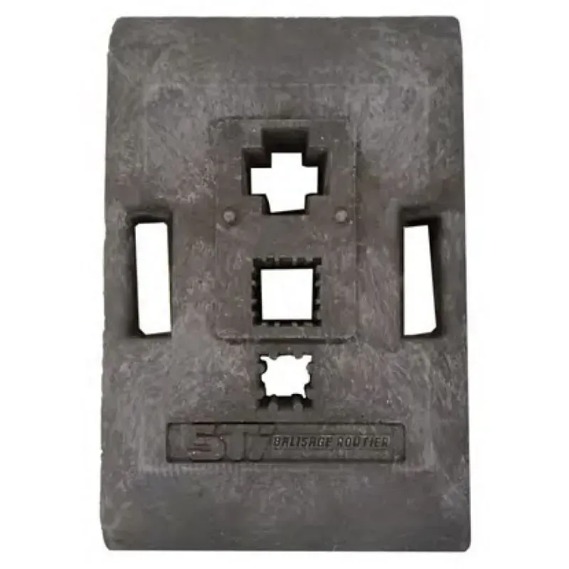 Plastobloc 16 kg - Empreinte 8x4 -6x6- 4x4 cm