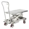 Table élévatrice inox manuelle BSS50 - 500 kg