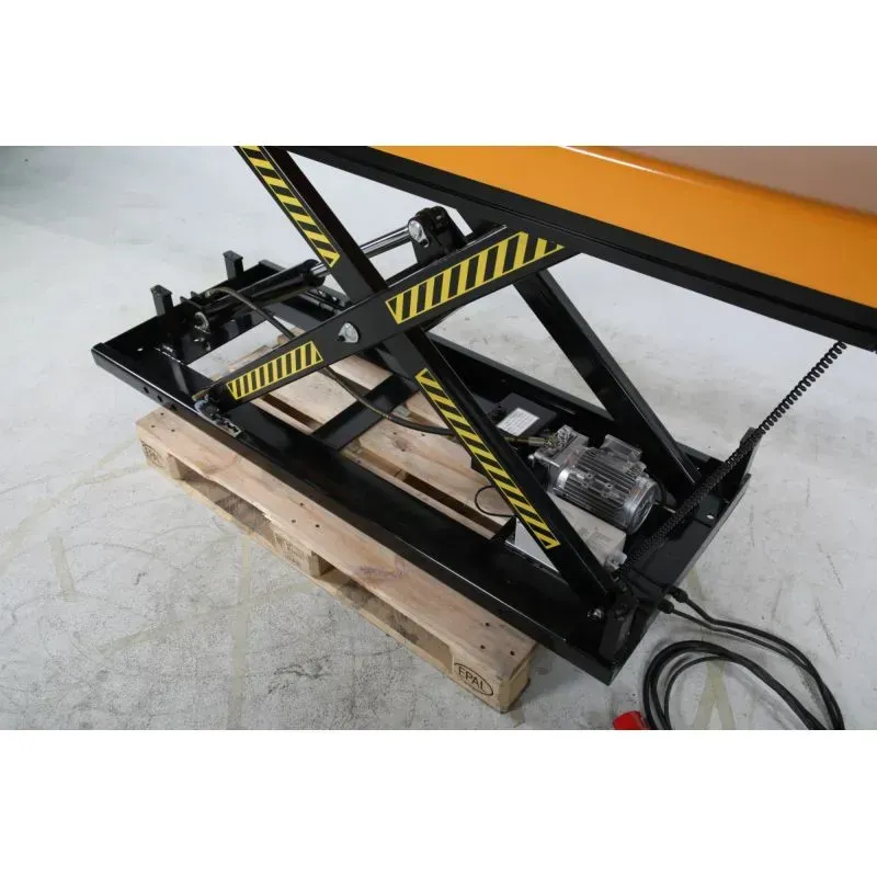 Table élévatrice électrique fixe simple ciseaux HW - 500 à 2000 kg