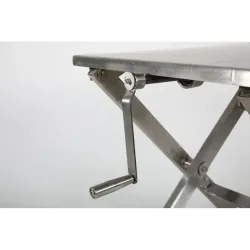 Table élévatrice manuelle inox 300 kg