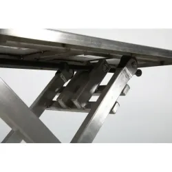 Table élévatrice manuelle inox 300 kg