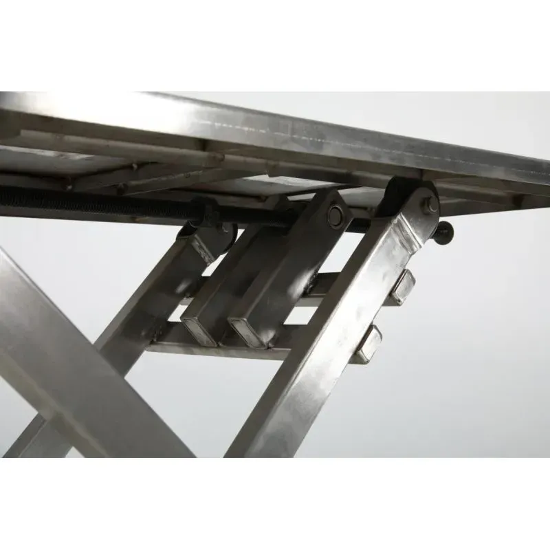 Table élévatrice manuelle inox 300 kg