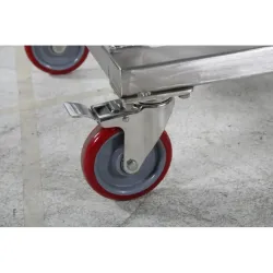 Table élévatrice manuelle inox 300 kg