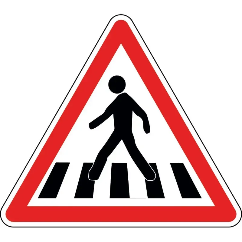 Panneau passage pour piétons - A13a