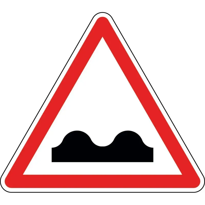 Panneau cassis ou dos-d'âne - A2a