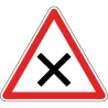 Panneau intersection priorité à droite - AB1