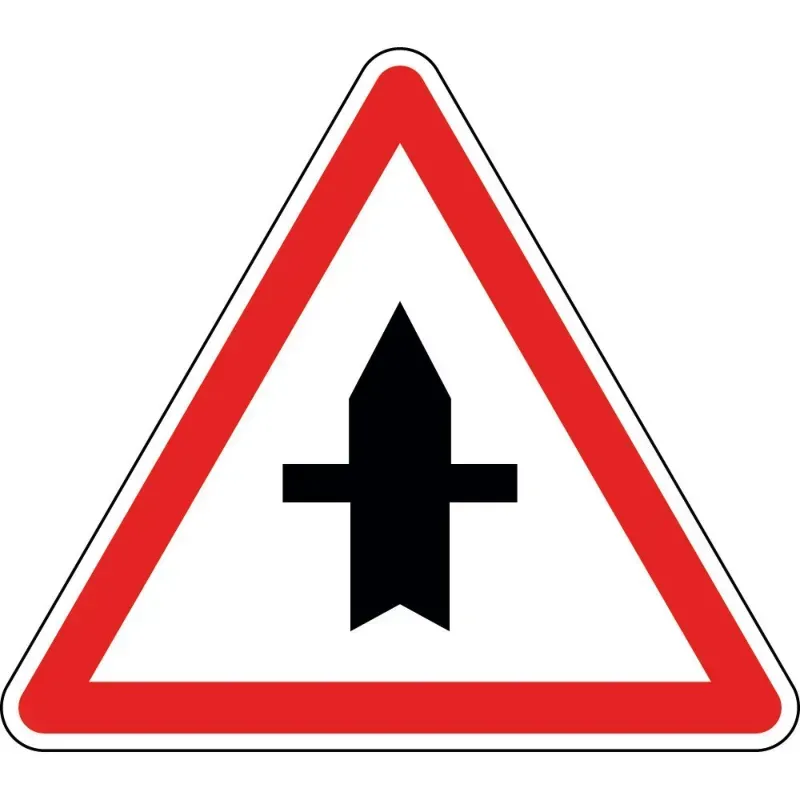 Panneau intersection à priorité ponctuelle - AB2