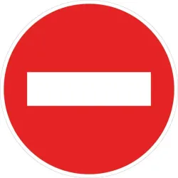 Panneau sens interdit à tout véhicule - B1