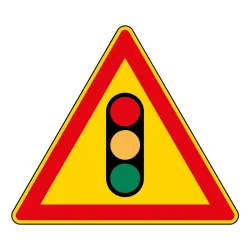 Panneau feux tricolores AK17 pour chantier