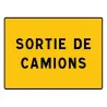 Panneau sortie de camion KC1SC temporaire