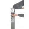 Station de désinfection des mains en acier - VAR HDS 105