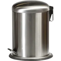 Poubelle en inox ronde 5 litres