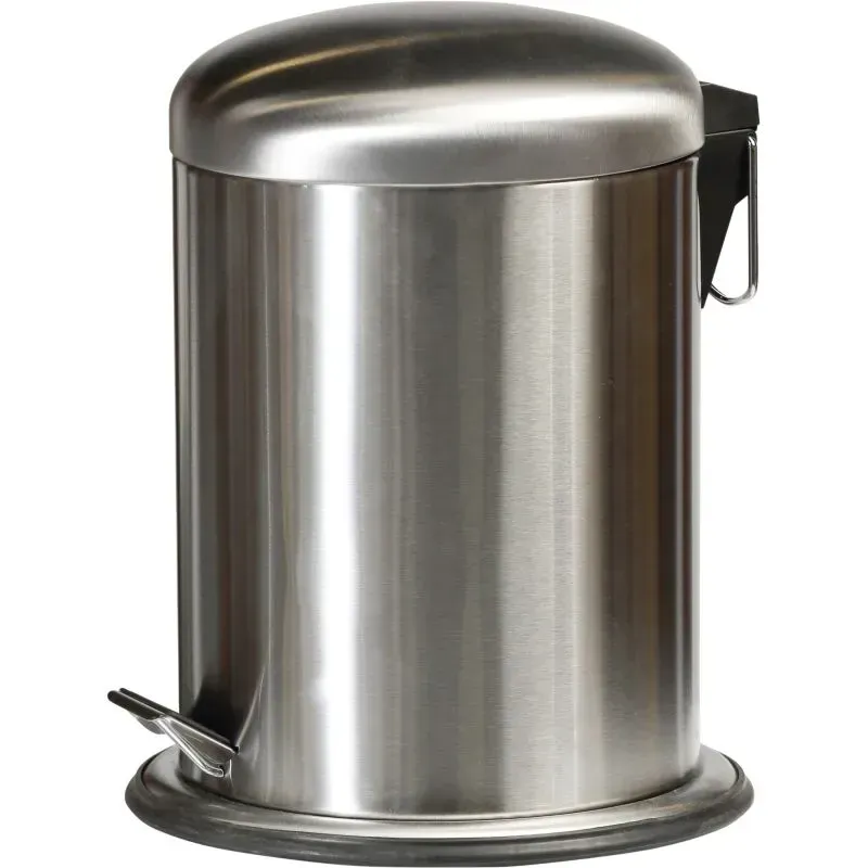 Poubelle en inox ronde 5 litres