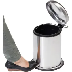 Poubelle à pédale ronde désign