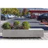 Magourban Gandhi Jardinière avec banquette intégrée en béton