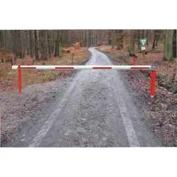 Barrière pivotante avec articulation par cadran WES215