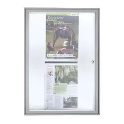 Vitrine d'intérieur murale Extra plate 2 cm - Planorga