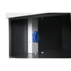 Armoire sur pied de recharge pour batteries de vélos/trotinettes