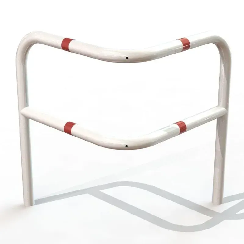 Arceau d'angle renforcé blanc bande rouge