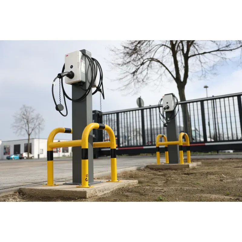 Arceau de protection pour borne électrique voiture