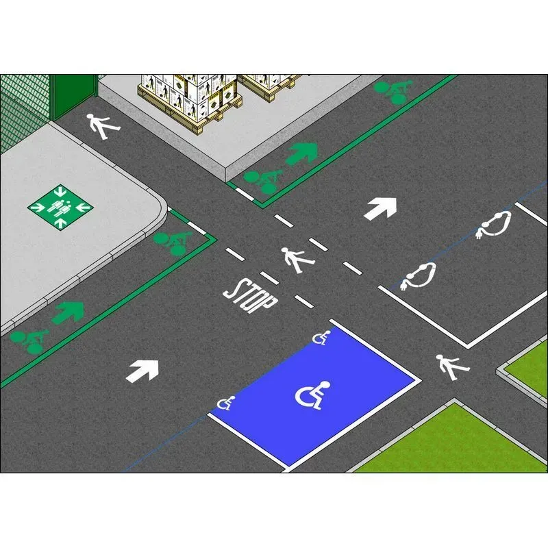 Kit de pochoirs - Signalisation handicapé